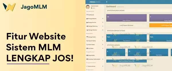 Fitur jasa website MLM sangat lengkap